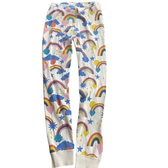 Hanna Andersson size 8 sleep pants rainbows - Picture 2 of 4